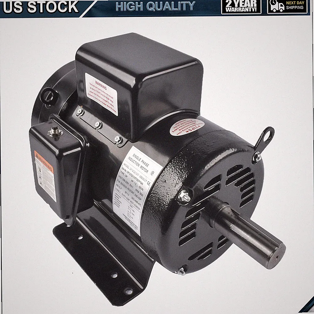7.5HP Air Compressor Motor 23172604 for Ingersoll Rand Single Phase 230V 3450RPM