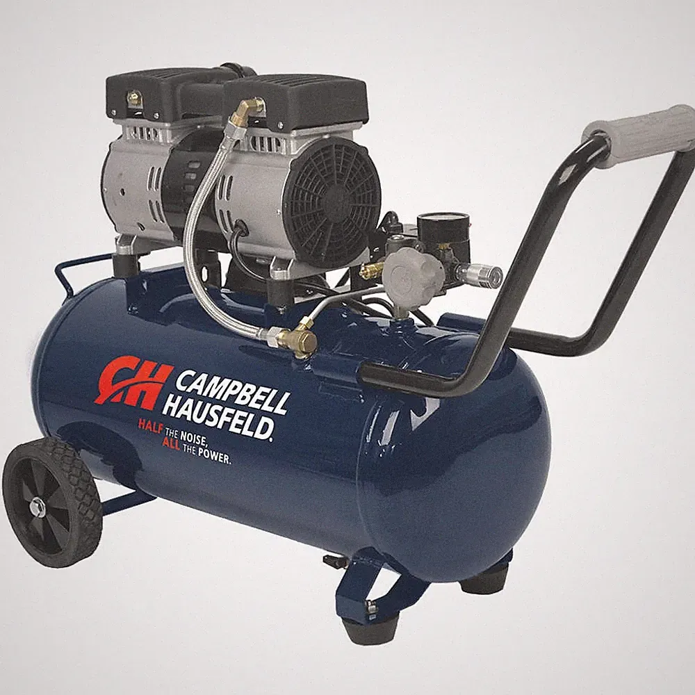 CAMPBELL HAUSFELD DC080500 Portable Air Compressor,8 gal, Hot Dog 54JK63