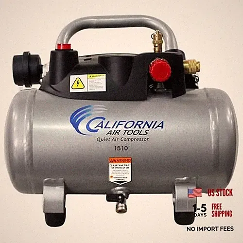 CAT-1510 1.0 HP Quiet, Oil-Free Air 1.5 Gallon Silver 1.5 Gallon, Steel Tank