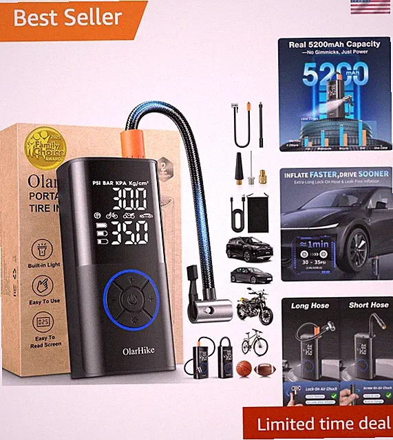 Cordless Air Compressor with Digital Pressure Gauge & Eco-Friendly Design
