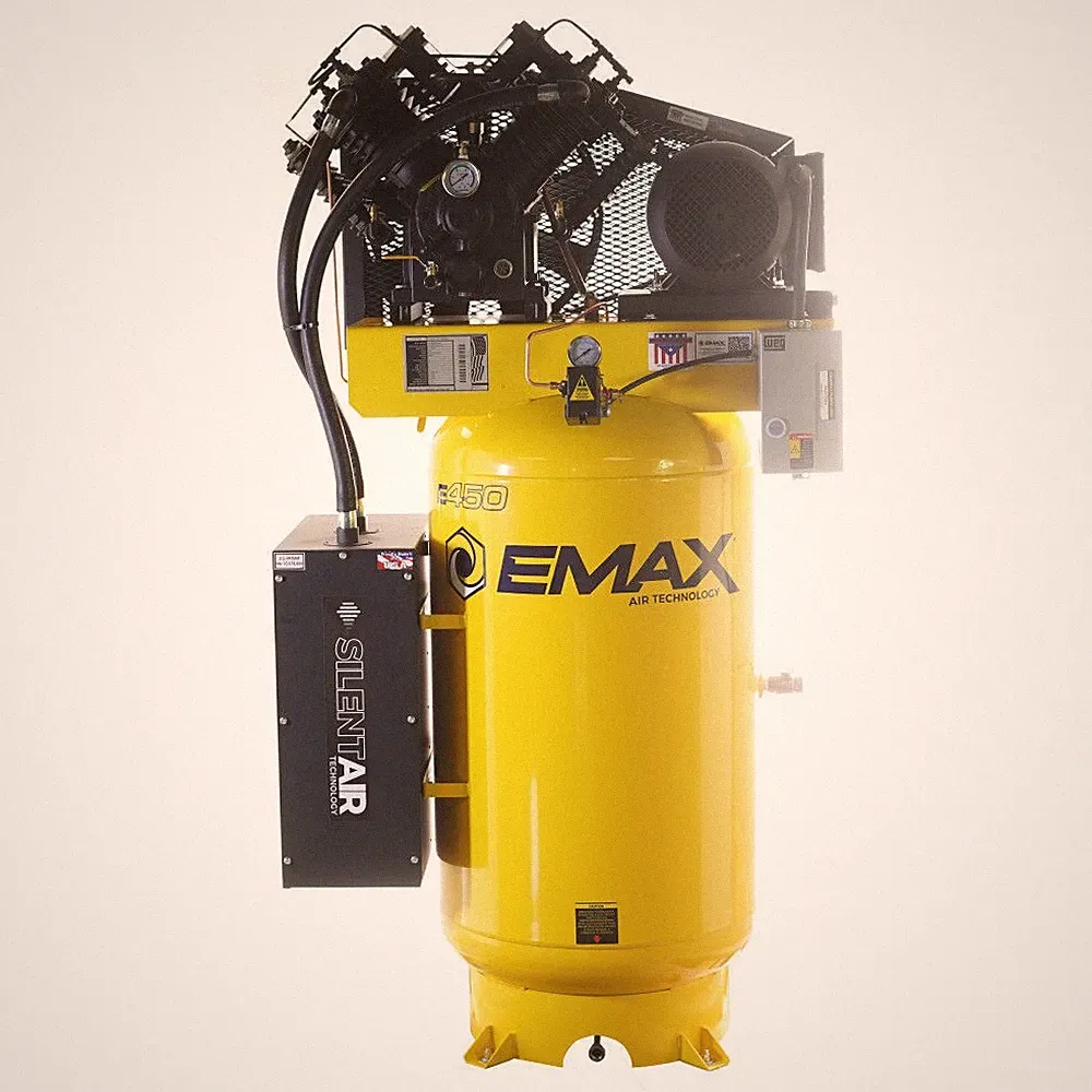 Emax 80 Gallon 175 Psi 230V 1-Phase 7.5Hp Vertical Air Compressor