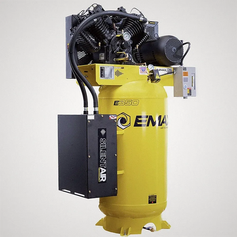 EMAX ES10V080V1K Silent Air 10 HP 80 gal. Air Compressor w/ Maintenance Kit New