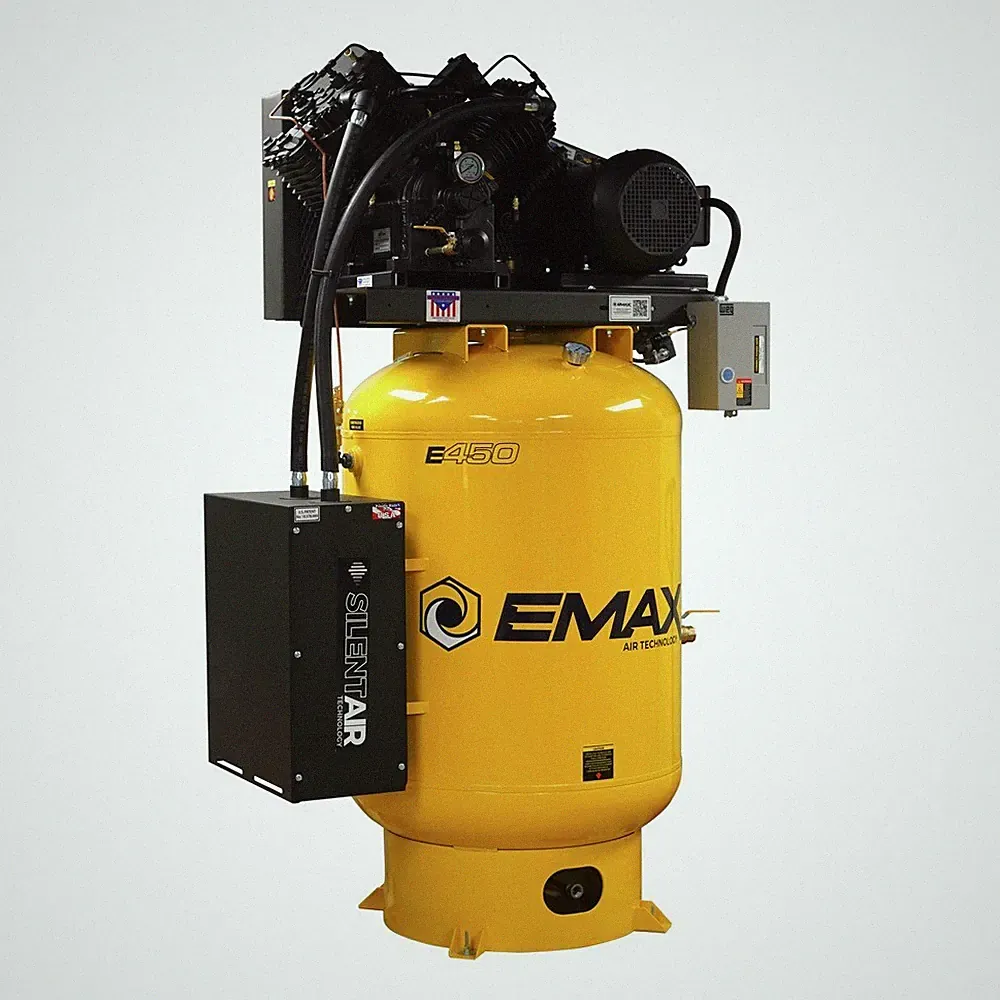 EMAX ESP10V120V1K Silent Air 10 HP 120 gal. Air Compressor w/ Maintenance KT New