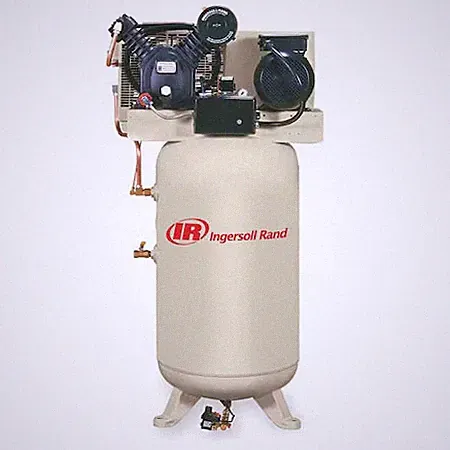 Ingersoll-Rand 2475N7.5-P-460/3 Electric Air Compressor, 7.5 Hp, 2 Stage