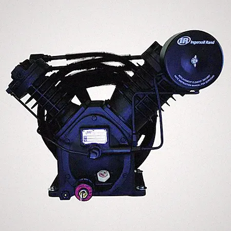 Ingersoll-Rand 2545 Air Compressor Pump, 7 1/2 Hp, 10 Hp, 2 Stage, 74 Fl Oz Oil