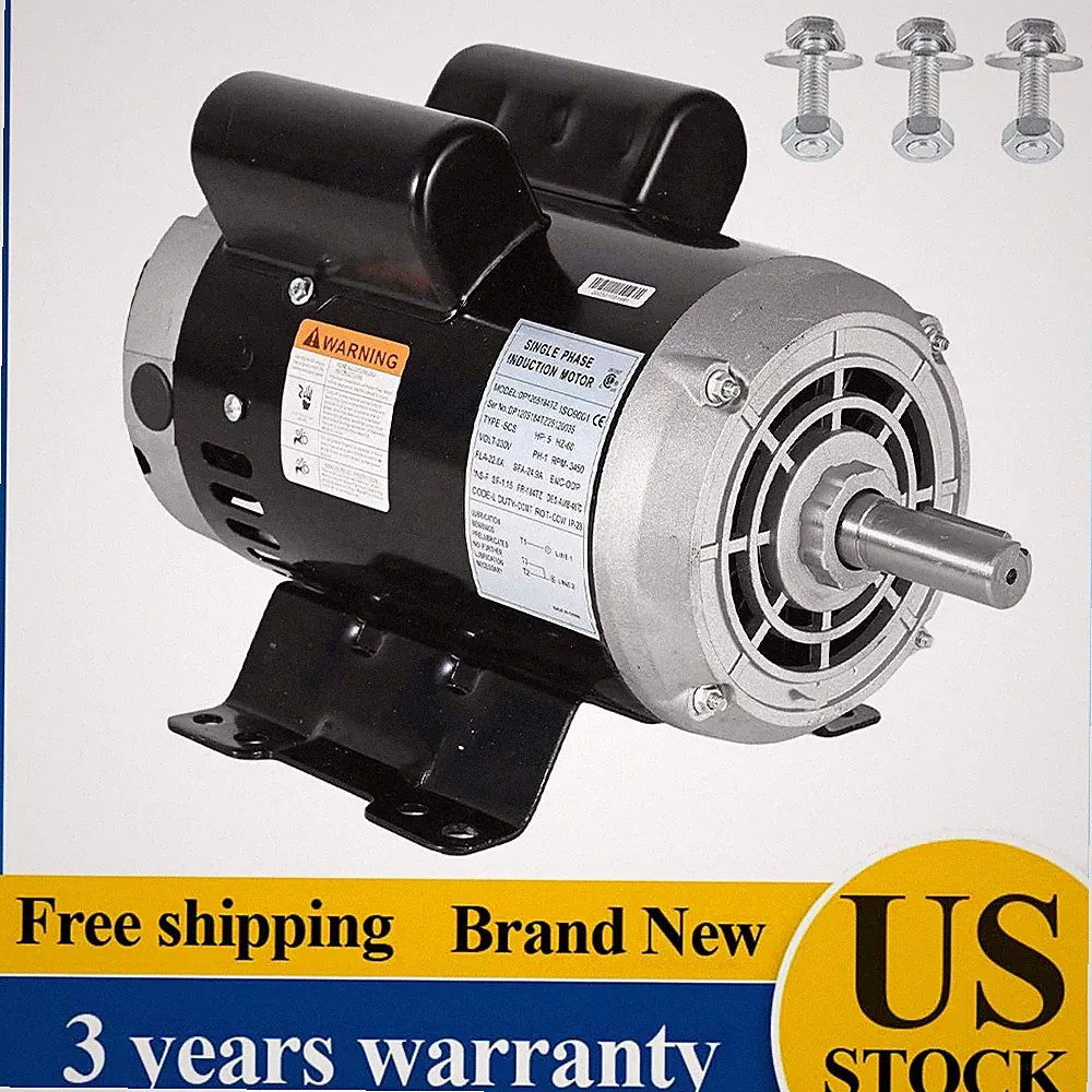 NEW Air Compressor Motor 230V 3450 Rpm 5HP For Ingersoll Rand 23378805 54421193