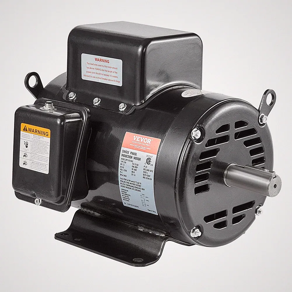 VEVOR 7.5HP Air Compressor Electric Motor 230V 3450RPM 184T Frame CW/CCW Rotate